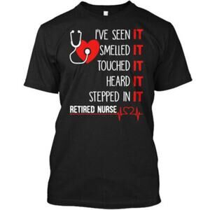 Fruit of The Loom Retired Register Nurse RN Graphic T-Shirt Women's Size 2XL